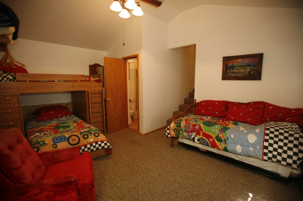 Branding Iron Bunk-bed and Twin Trundle bedroom